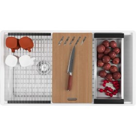 Resim Isvea Italyan Kompakt Laminant Kesme Tahtası 25X43 cm 