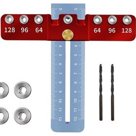 Resim Homyl Kapı Deliği Kolu Punch Locator Pozisyoner Matkap 2-ayarla 