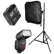 Resim Godox Tt685ıı-c Canon Flaş Full Set - X2t-c + 60x60 Softbox 