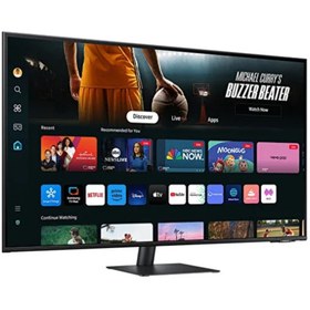 Resim Samsung 43" Akıllı Monitör 4K Ultra HD görüntü, televizyon uygulamaları ve güçlü hoparlör 