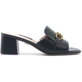 Resim Nine West Garland 5fx Siyah Kadın Topuklu Terlik 000000000101928817 Siyah 