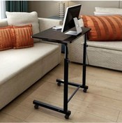 Resim Depolife Tekerlekli Notebook Laptop Bilgisayar Çalışma Masası Eğimli 