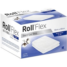 Resim Roll Flex Steril Gaz Bezi 30 x 80 CM 150 Adet 