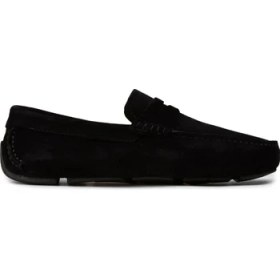 Resim Deery Erkek Hakiki Süet Siyah Penny Loafer - E0920MSYHC02 