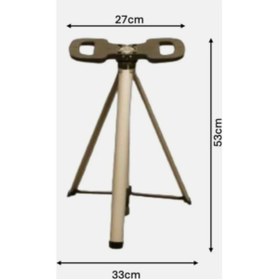 Resim Genel Markalar Katlanabilir Baston Tabure, Walking stick and portable stoo 