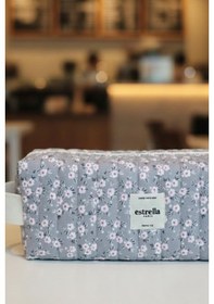 Resim Estrella Mini Dy-son Airwrap Ve Tüm Saç Şekillendiriciler İçin Xl Boy Çanta Seyahat Çantası Mini Gri Çizgi Çok Renkli 