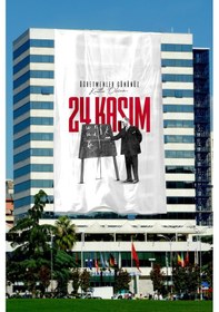 Resim Öğretmenler Günü Özel Poster 1. Kalite Raşel Kumaş 200x300 Cm- No:21 1 