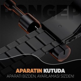 Resim Rongep Huawei ile Uyumlu [Kısaltma Aparatlı] 22mm Çelik Kordon GT6/GT6 Pro/GT5/GT5 Pro/GT4/GT3/GT3 Pro/GT2/GT2 Pro 46mm için Baklalı Model GT6 Pro Kordonu Paslanmaz Metal GT6 Kordon 