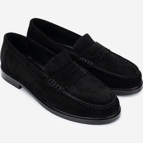 Resim Valmenti Kadın Hakiki Deri Siyah Süet Loafer Ayakkabı 35 Ad2694 Bn Ayk Y25 Sıyah Suet SIYAH SUET 