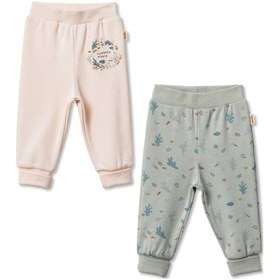 Resim Babycosy Organic Wear %100 Organik Pamuk,2 Li Bebek Alt Pantolon Seti,yenidoğan Ve Bebek Serisi,unisex,patiksiz Krem 