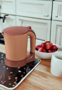 Resim Akkoyunlu home Elektirikli Su Isıtıcı Kettle Kaşıklı Çay ve Kahve Kettle Su Isıtıcı 900 ml 220V 