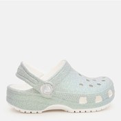 Resim Crocs Classic Iridescent Glitter Kız Çocuk Terlik Gümüş 