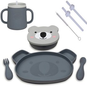 Resim Tum Tum Silikon Beslenme Seti 7 Parça - Kev Koala 