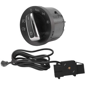 Resim Crackedice Vw Golf Plus Jetta Mk5 Mk6 Scirocco İçin Otomatik Far Anahtarı 