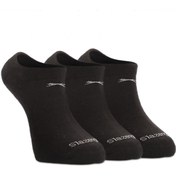 Resim Slazenger JAEL 3 lü Erkek Babet Siyah Çorap 