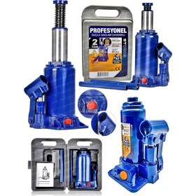 Resim Proxtech Profesyonel 2 Ton Portatif Hidrolik Ram Kaynaklı Şişe Kriko Taşıma Çantalı Hidrolik Şişe Kriko 2ton 