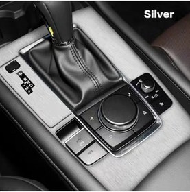 Resim Araba Çıkartıları Siyah Gri Gümüş Fırçalanan Alüminyum Vinil Sargılama Film Metalik Araba Silver 50x150cm 1 Piece Set 