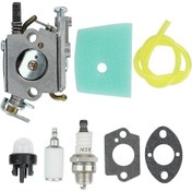 Resim Yunboo Husqvarna 123/223/322-327 Zama Trimmer İçin Tamir Seti: Karbüratör, Gasket, Primer Ampulü, Yakıt Ve Hava Filtresi 