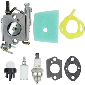 Resim Yunboo Husqvarna 123/223/322-327 Zama Trimmer İçin Tamir Seti: Karbüratör, Gasket, Primer Ampulü, Yakıt Ve Hava Filtresi 