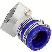 Resim Cloudstore Powermotor Gy6 4t Hava Filtresi Manifoldu Adaptörü - Mavi, 125cc & 150cc Atv Motosiklet İçin 
