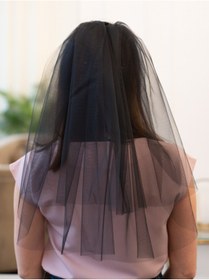 Resim bbays new trend SİYAH KISA DUVAK Gelin,duvak,Gelinlik Aksesuar,Vualet,Nikah Aksesuari, 