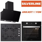 Resim SILVERLINE ANKASTRE SET (BO6504B01-CS5335B01-3457 SOHO) Silverline Ankastre Set