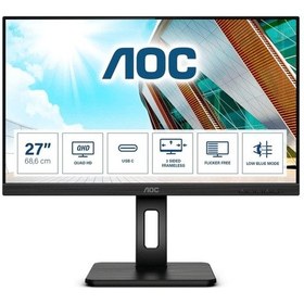 Resim AOC Q27P2CA 27" 4 MS 75 Hz HDMI+DP+USB-C IPS Monitör 