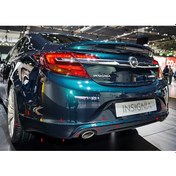 Resim Opel İnsignia A2 Arka Tampon Eki - Plastik Mat Siyah 2014- 2017 