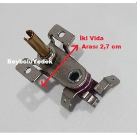 Resim Vidalı Semaver Termostat , 220 Volt - 10 Amper Isı Ayar Otomatik 