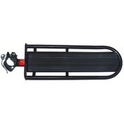 Resim Xuweiwei 22-27 Inch Ayarlanabilir Siyah Alüminyum Bisiklet Arka Taşıyıcı Bagaj Braketi Hızlı Çıkarılır 