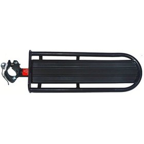 Resim Xuweiwei 22-27 Inch Ayarlanabilir Siyah Alüminyum Bisiklet Arka Taşıyıcı Bagaj Braketi Hızlı Çıkarılır 