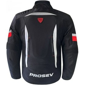Resim Ebakbak Motosiklet Montu 4 Mevsim Full Koruma Özel Oxford 600-d Kumaş Motor Mont Kırmızı 