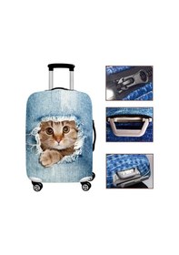 Resim Smart Travel Valiz Koruyucu Kılıfı Kabin Küçük Boy Kedi 