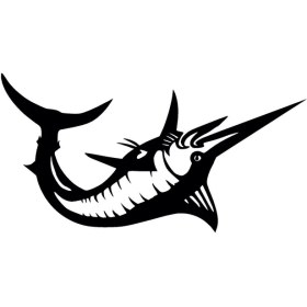 Resim Kılıç Balığı 50X25 cm 