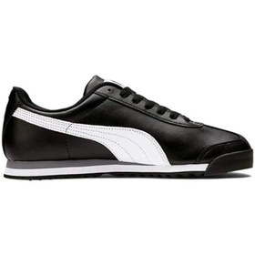 Resim Puma Roma Basic Erkek Spor Ayakkabı 353572-11 Black-white-silver 