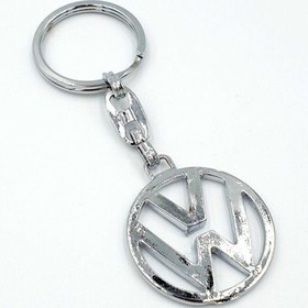 Resim Volkswagen Logolu Uyumlu Metal Anahtarlık Gümüş 