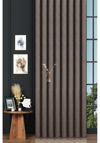 Resim Petek Fon Perde V-1013 Koyu Vizon Koyu Vizon 