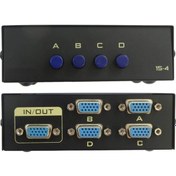 Resim Alfais AL4841 4 Port VGA Switch 1920x1440 Alfais AL4841 4 Port VGA Switch 1920x1440
