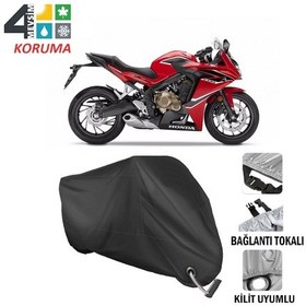 Resim Honda Cbr 600F Motosiklet Brandası ( Kilit Uyumlu - Siyah 