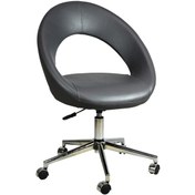 Resim Mobilyakeyfi Bürocci Miranda Metal Ayaklı Çalışma Koltuğu-Gri-2222K0125 
