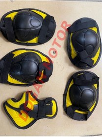 Resim BY KUBİLAY Bisiklet Dizlik Dirseklik Avuç Içi Koruma Seti A Kalite 