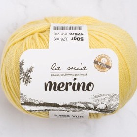 Resim La Mia Merino Sarı El Örgü İpi - L043 - 33788 
