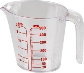 Resim 500 ML DERECELİ POLİKARBON ÖLÇÜ KABI 