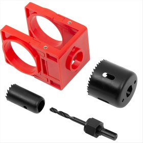 Resim Explosion1 Kapı Kilidi Kurulum Kiti Metal Kapı Kilit Deliği Testere Kapı Düğmesi Kurulum Kiti ve Kilit Setleri Için (Yurt Dışından) 