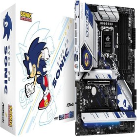 Resim ASRock Z790 Phantom Gaming Sonic RGB ATX Anakart Intel LGA1700, DD5, 5x M.2 SSD, 8K 60Hz, USB Type-C 