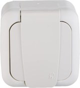 Resim Mena Rise buysurge Topraklı Kapaklı Beyaz Priz trenddrive 1113377 