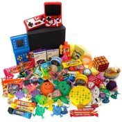 Resim Nostaljik Lezzetler Nostaljik Bakkal Özel Gıda Ve Oyuncak Kutusu , Mavi Tetris Ve Atarili 