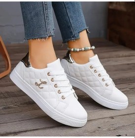 Resim Vrouwen Sneakers 2024 Zomer Mode Ademende Schoenen Vrouw Zachte Zool Black 36 Black Siyah 