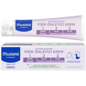 Resim Mustela Vitamin Barrier Cream 1.2.3 Pişik Kremi 100 ml 