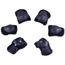 Resim Xinhang Çocuklar Için Koruyucu Dişli Seti Diz Pedleri (Siyah) (Yurt Dışından) 